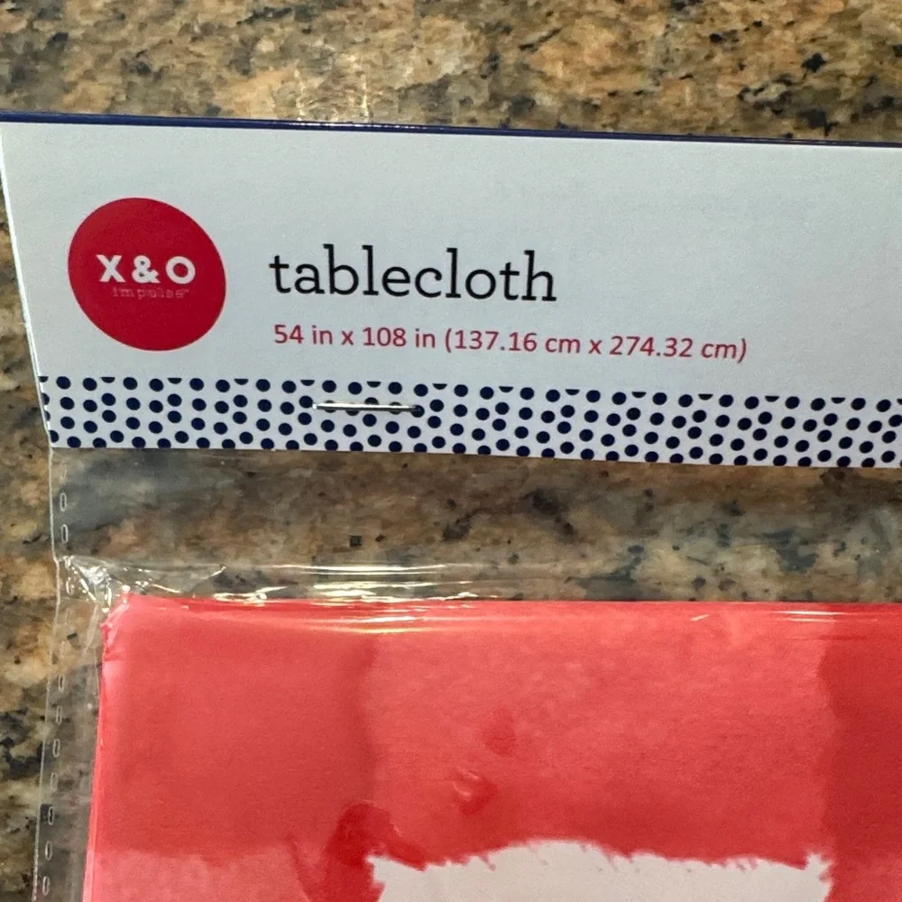 Red, White and Blue Picnic Set with Coasters, Tablecloths and Napkins